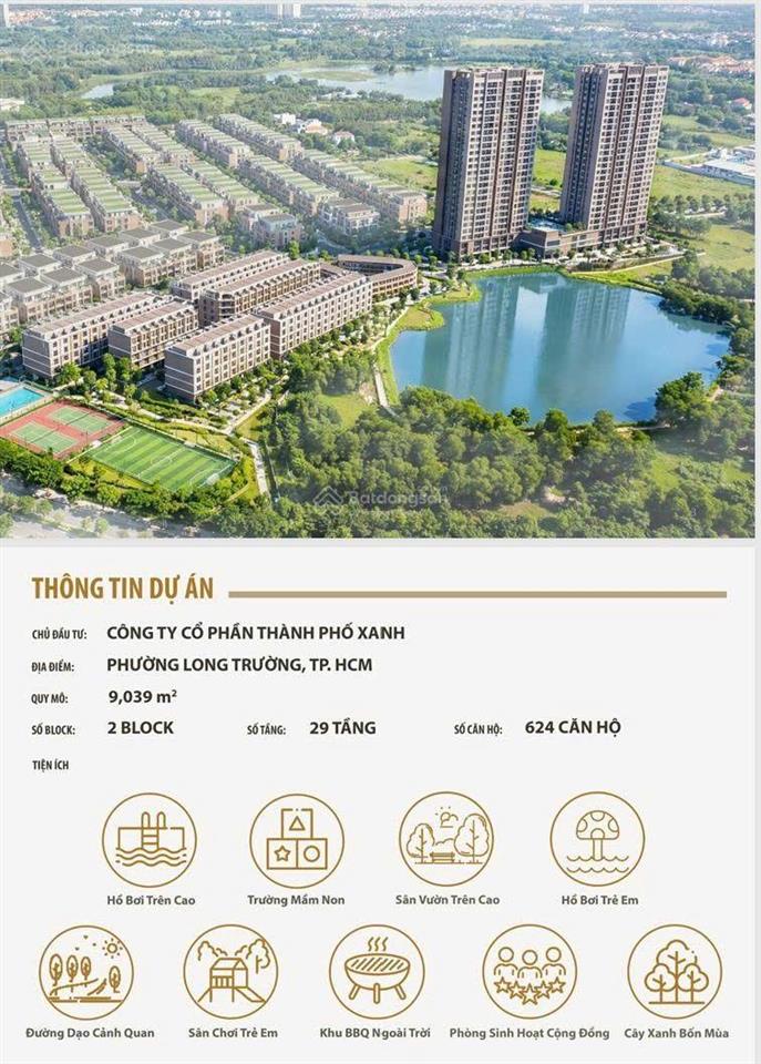 Bán căn hộ mường thanh phú hữu 2pn 2wc 3,4 tỷ ban công mát mẻ view đẹp