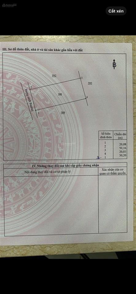 Bán đất 1006m2, 5 tỷ ở quốc lộ 51, long phước, long thành, đồng nai