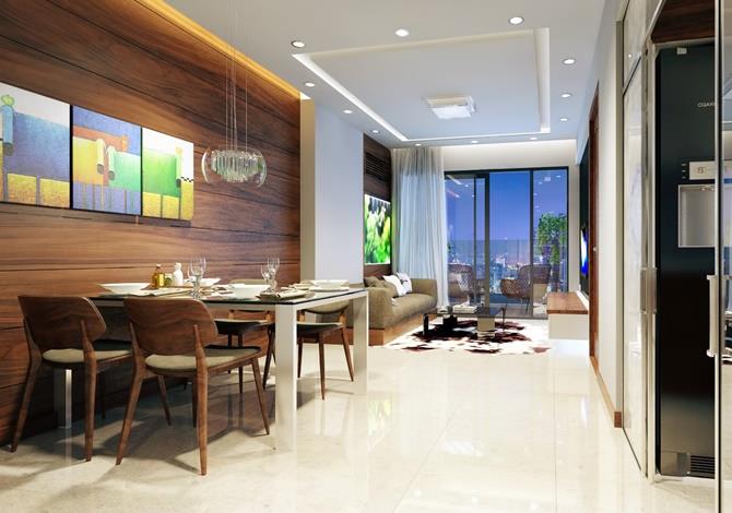 Cho thuê căn hộ rivera park nhà đẹp88m22pn2wc nội thât giá tốt 18tr căn góc biệt lập view thoáng