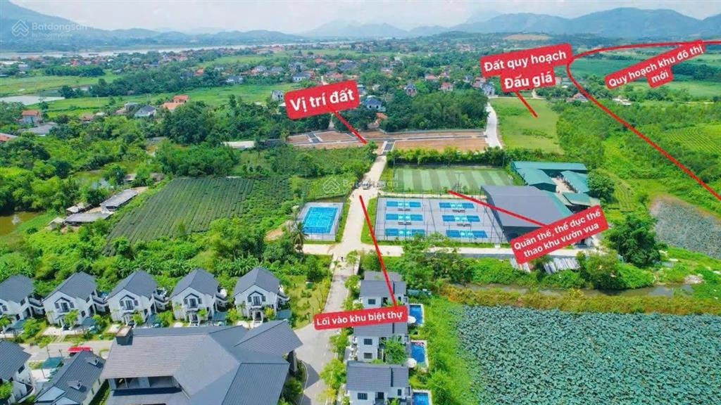Bán dn vườn vua resort & villas, 1,3 tỷ, 80m2, đồng trung, thanh thủy, phú thọ
