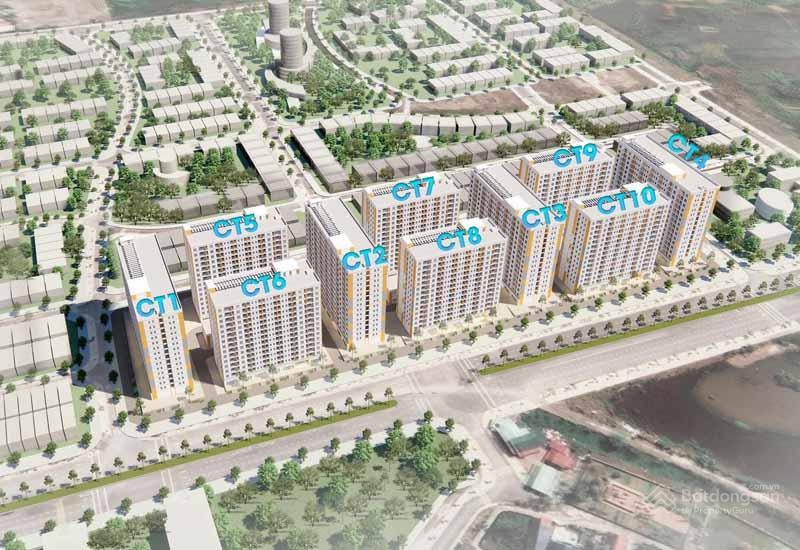 Vị trí vàng đắc địa dự án nhà ở xã hội evergreen tràng duệ có vị trí vô cùng đắc địa tại trung tâm