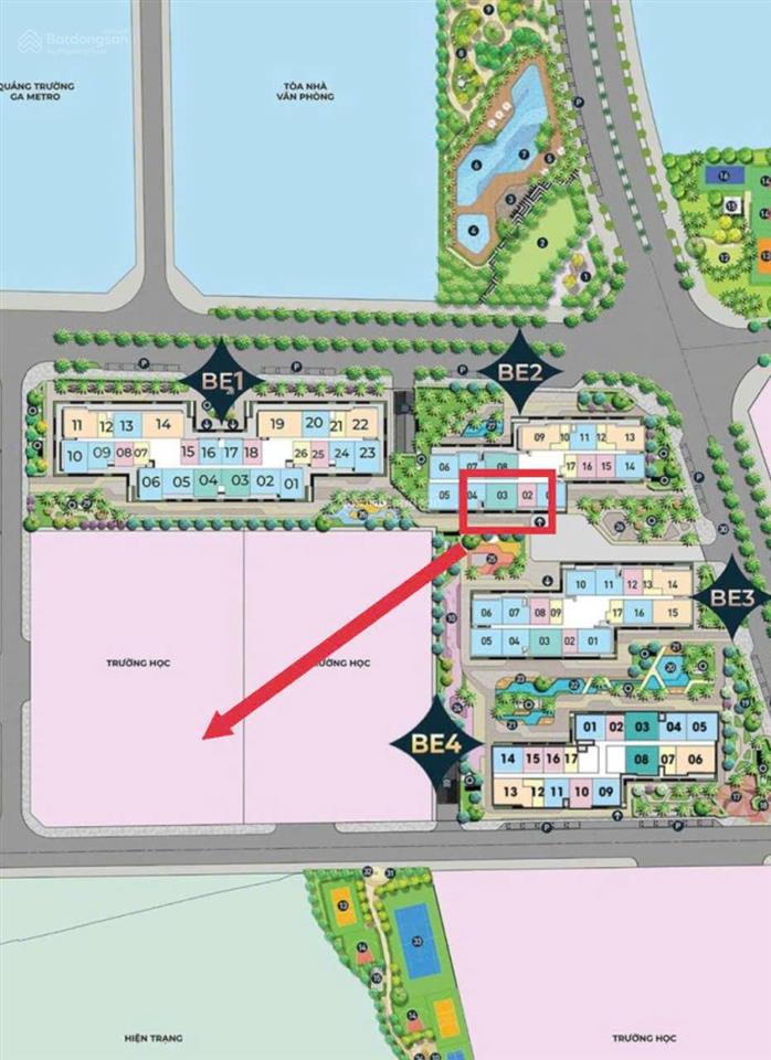 4,7 tỷ / căn 2n 2wc + 1 / 78m² tầng trung phân khu be 2 căn 03 / nhà mới 100%