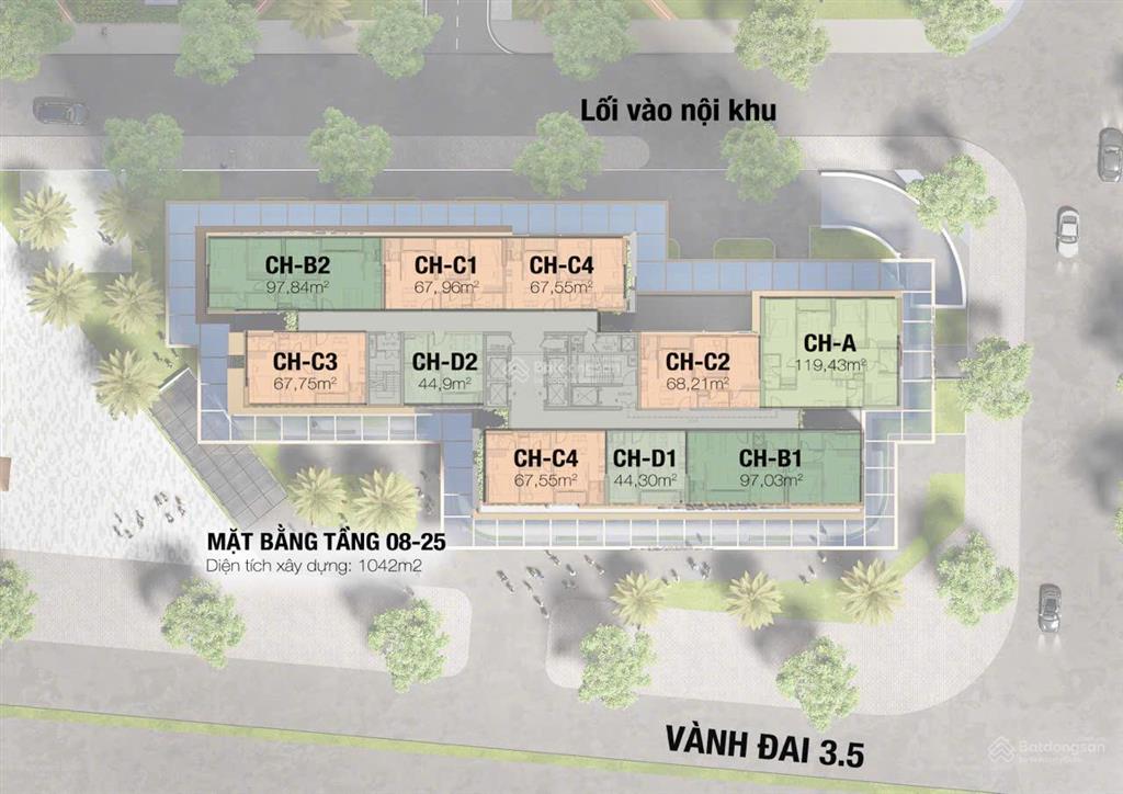 Quỹ căn 44m2 1ngủ+ tầng đẹp full giá 3,3 tỷ  900tr ký hđmb  thanh toán tiến độ