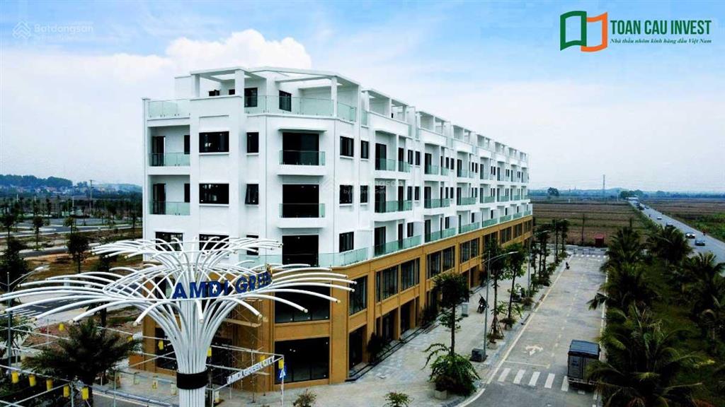 Cho thuê dãy shophouse mặt phố làm văn phòng, kho bãi, siêu thị tại khu đô thị amdi green city