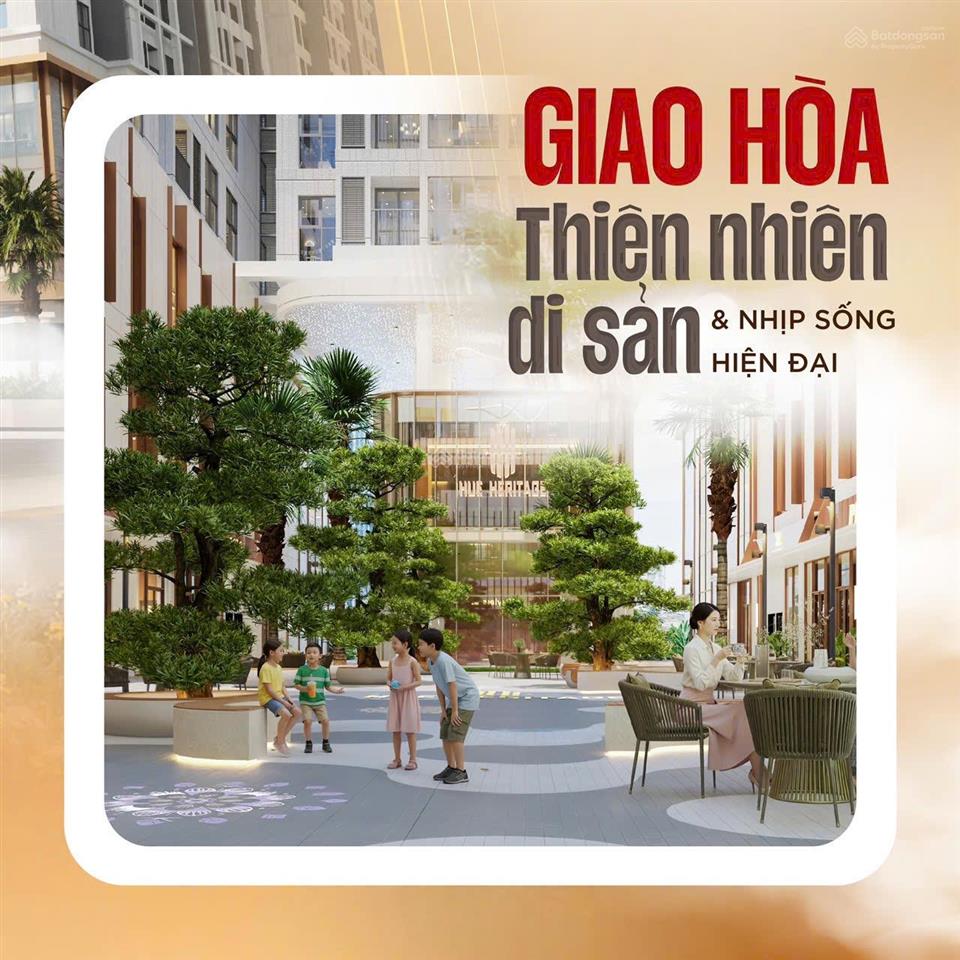 Chỉ với 1,5 tỷ sở hữu ngay căn hộ 3pn cao cấp bậc nhất tại hue heritage ngay trung tâm tp huế
