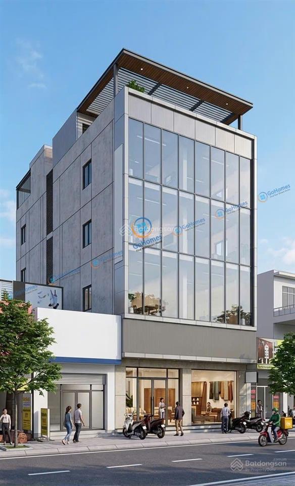 Cho thuê nhà 5 tầng mặt tiền hòa xuân, cẩm lệ diện tích 215m²,
