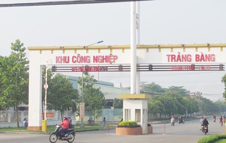 Đất 135m2 ở mặt tiền đường nhựa an phú gần kcn trảng bàng  sổ riêng  giá chỉ 600 triệu