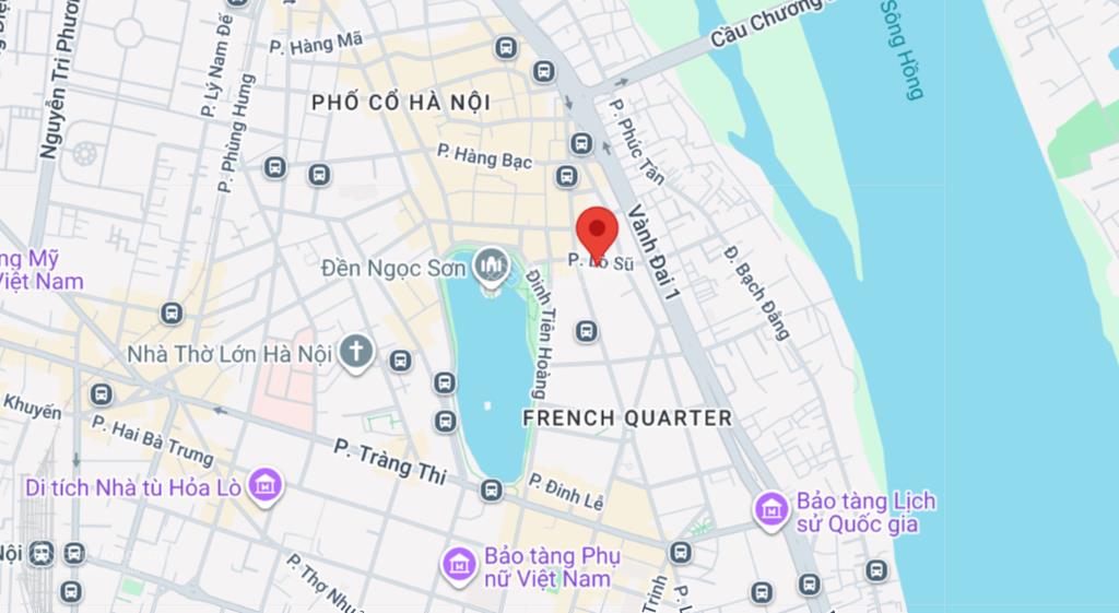 Cho thuê nhà mặt phố lò sũ, 48m2, 5 tầng, mặt tiền lô góc 19m