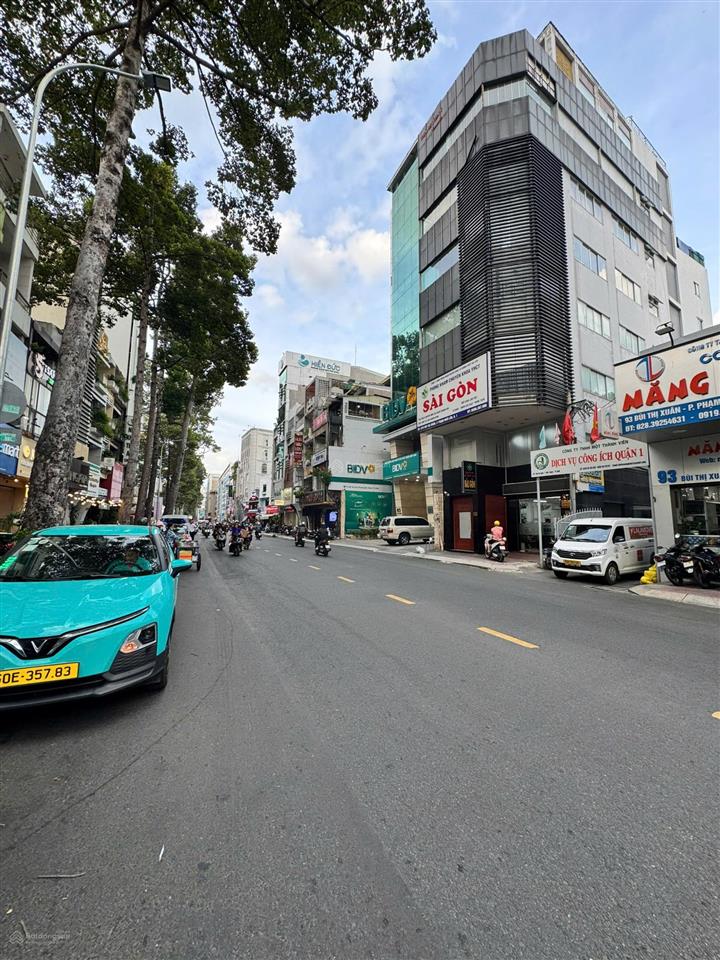 Siêu phẩm tòa nhà văn phòng góc 2mt đường bùi thị xuân q1. kc 1 hầm 7 lầu giá 77 tỷ 