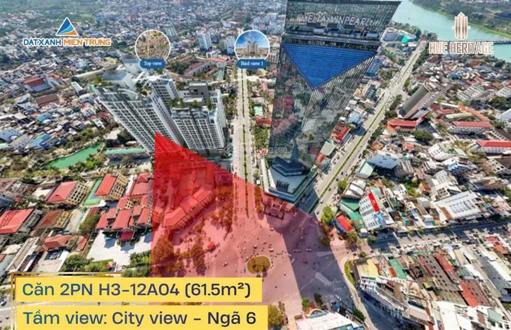 Duy nhất 1 căn 2pn trung tâm cố đô view hoàng tráng ngã 6 hùng vương!