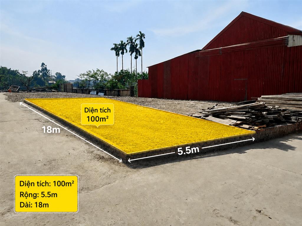 Cơ hội vàng lô góc 100m full thổ cư  giá đầu tư chỉ 4 t.ytại phù lỗ