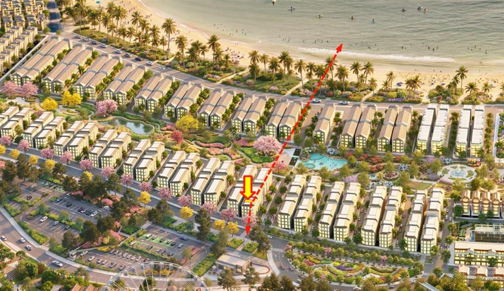Nhà phố đường 25m hướng biển+ cách vinwonder 100m+ cách bãi biển 240m + gần công viên+ căn rẻ nhất