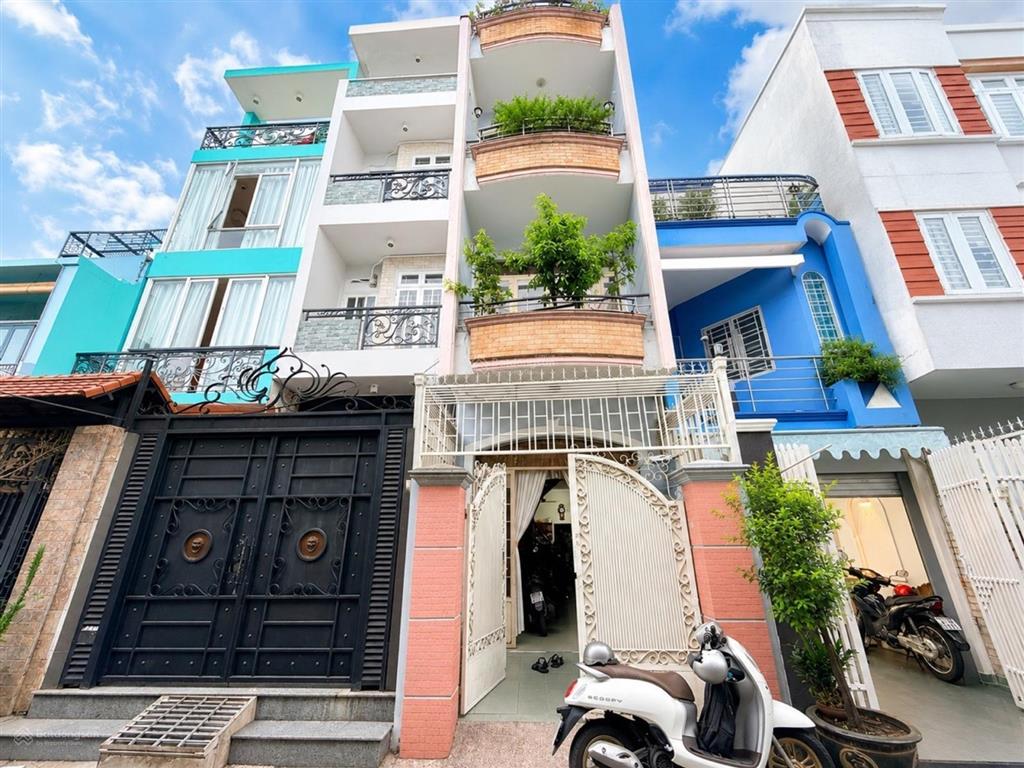 Nhà hẻm xe hơi vạn kiếp p.3 bình thạnh | 4 tầng | 4pn 4wc | dt  56m2 | 8.5 tỷ tl