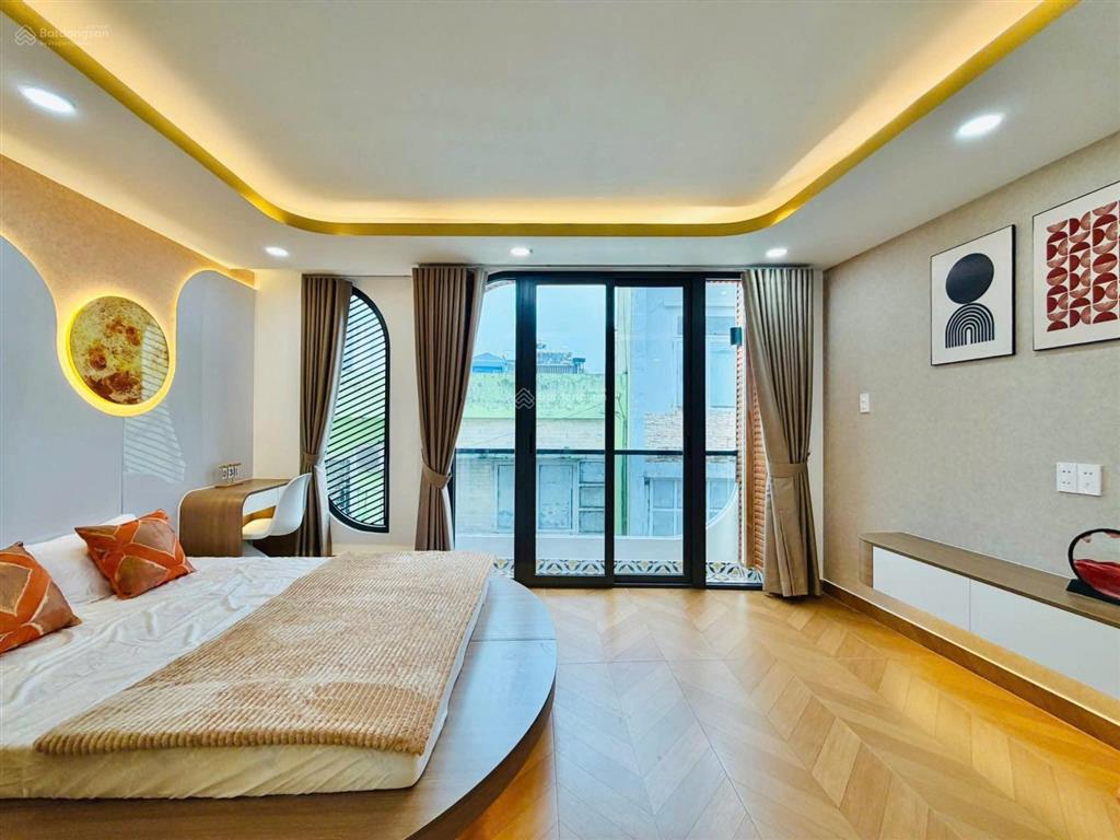 Bán gấp nhà ngang 5m ngay an dương vương, 55m2, 4 tầng đúc, 4pn, thiết kế hiện đại, giáp quận 6