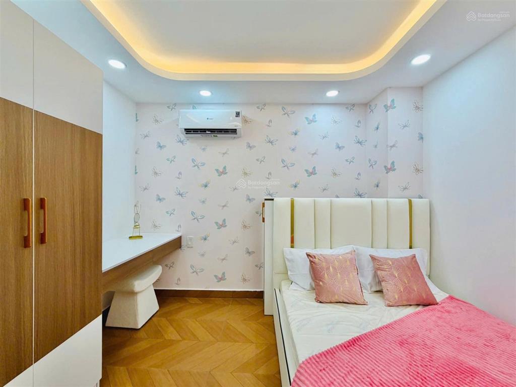 Bán gấp nhà ngang 5m ngay an dương vương, 55m2, 4 tầng đúc, 4pn, thiết kế hiện đại, giáp quận 6