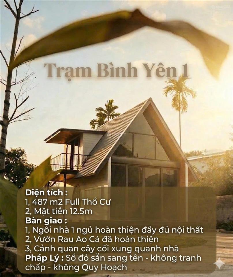 Chính chủ bán căn villa 487m2 sân vườn tại lương sơn  hoà bình  giá nhỉnh 3 tỷ