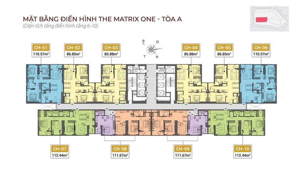 Nhỉnh 7 tỷ  the matrix one  3 ngủ  88m²  nhà đẹp, đầy đủ nội thất, view nội khu, tầng trung