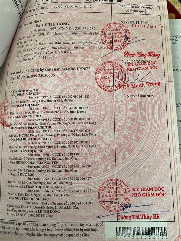 Bán đất tại một phần thửa 408, tbđ 11, đường nguyên tử lực, phường lâm viên, đà lạt, lâm đồng