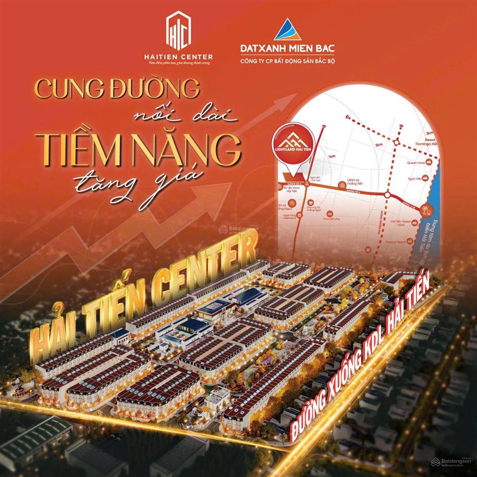 Đất nền trung tâm hải tiến thanh hóa, sẵn sổ đỏ.