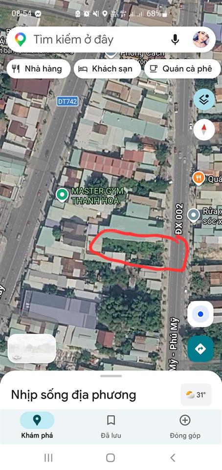 Đất cần bán 24tr/m2, mặt tiền đường dx002 phú mỹ phường bình dương tphcm
