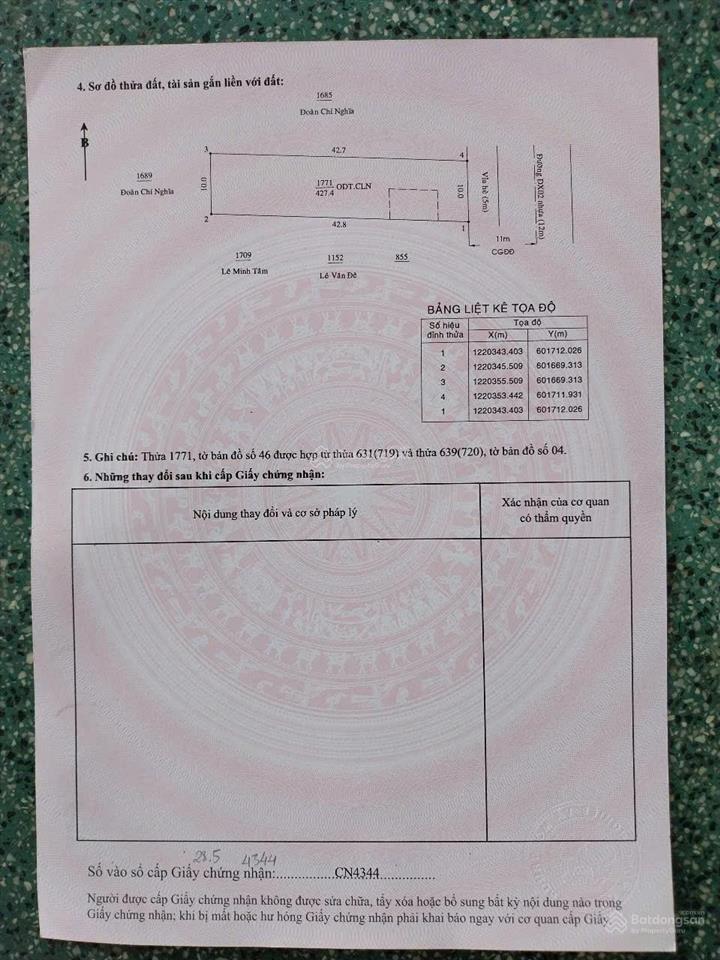 Đất cần bán 24tr/m2, mặt tiền đường dx002 phú mỹ phường bình dương tphcm