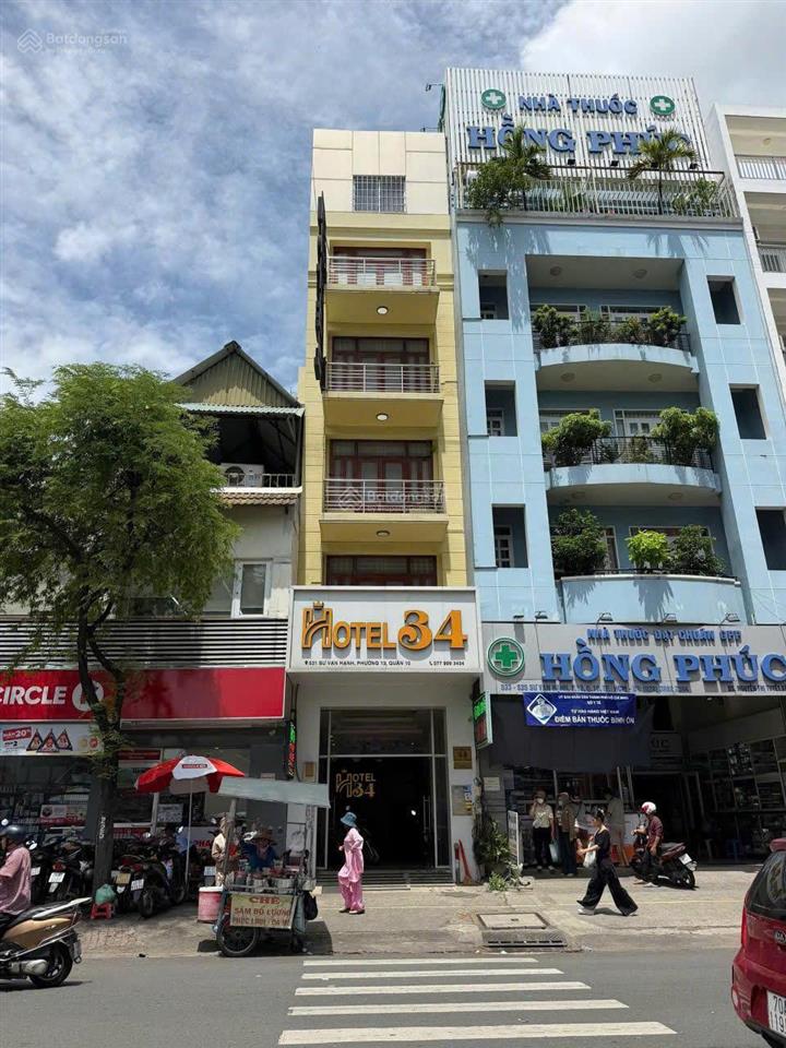 Chính chủ bán khách sạn mặt tiền 531 sư vạn hạnh. đang cho thuê 100tr. giá thỏa thuận bán nhanh