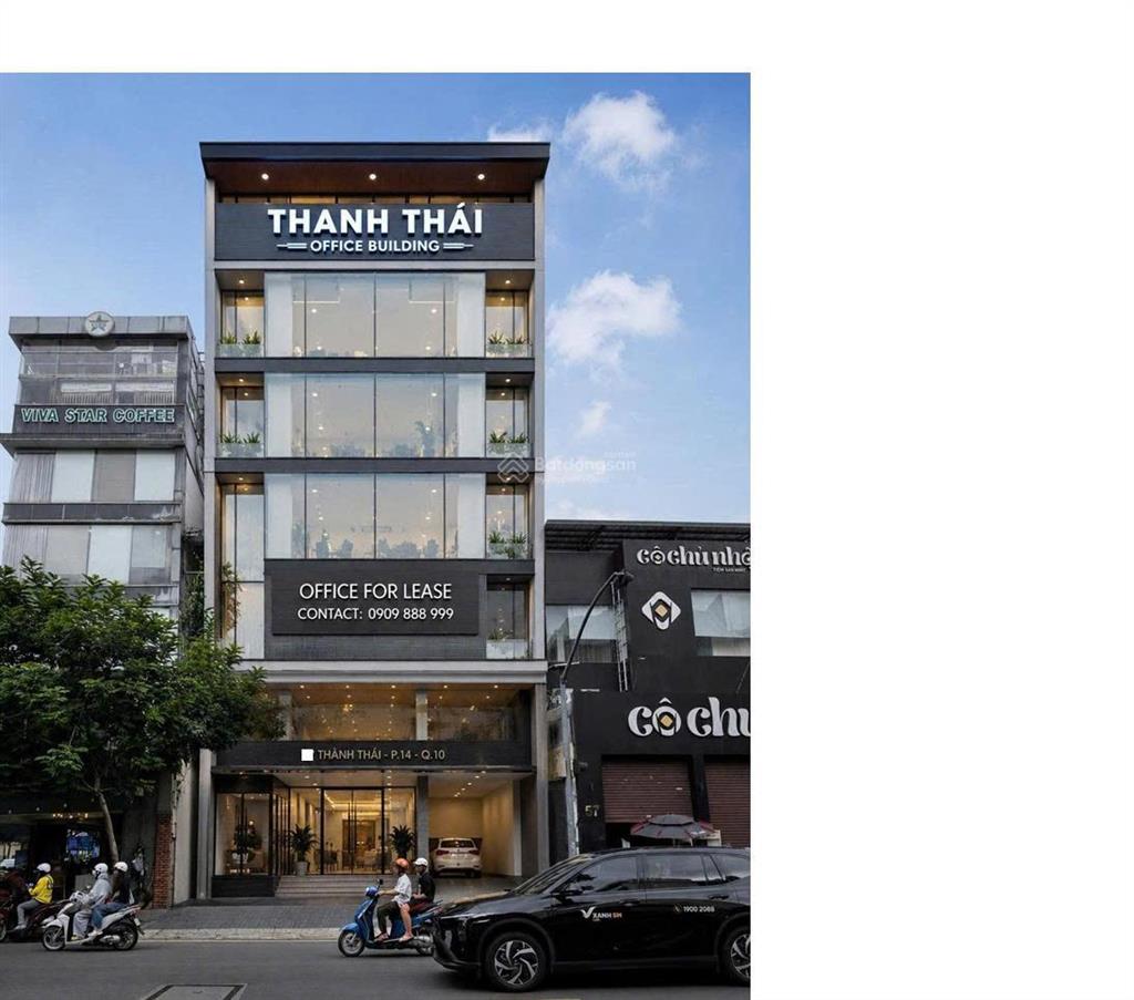 Bán tòa nhà mặt tiền thành thái. dt 10 x 15m. hđđt 90tr/th. ký 5 năm. giá thỏa thuận