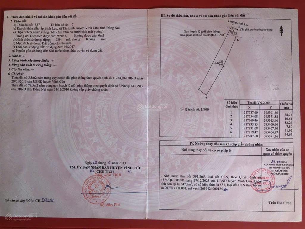 Bán 2 thửa đất trống 2 mặt tiền đường