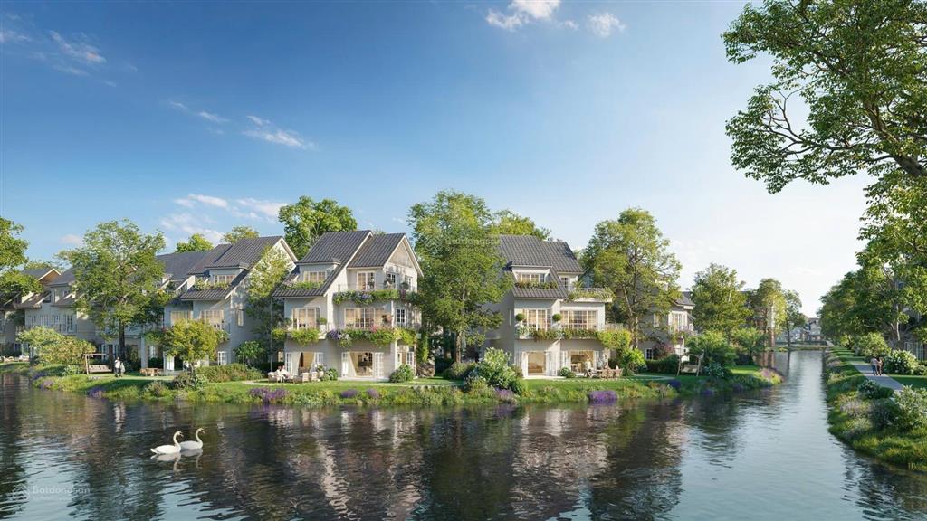 Biệt thự đảo song lập cạnh góc view hồ 209m2 central island  eco central park