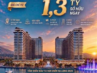 Sở hữu ngay căn hộ giữa trung tâm hạ long  cách biền 150m
