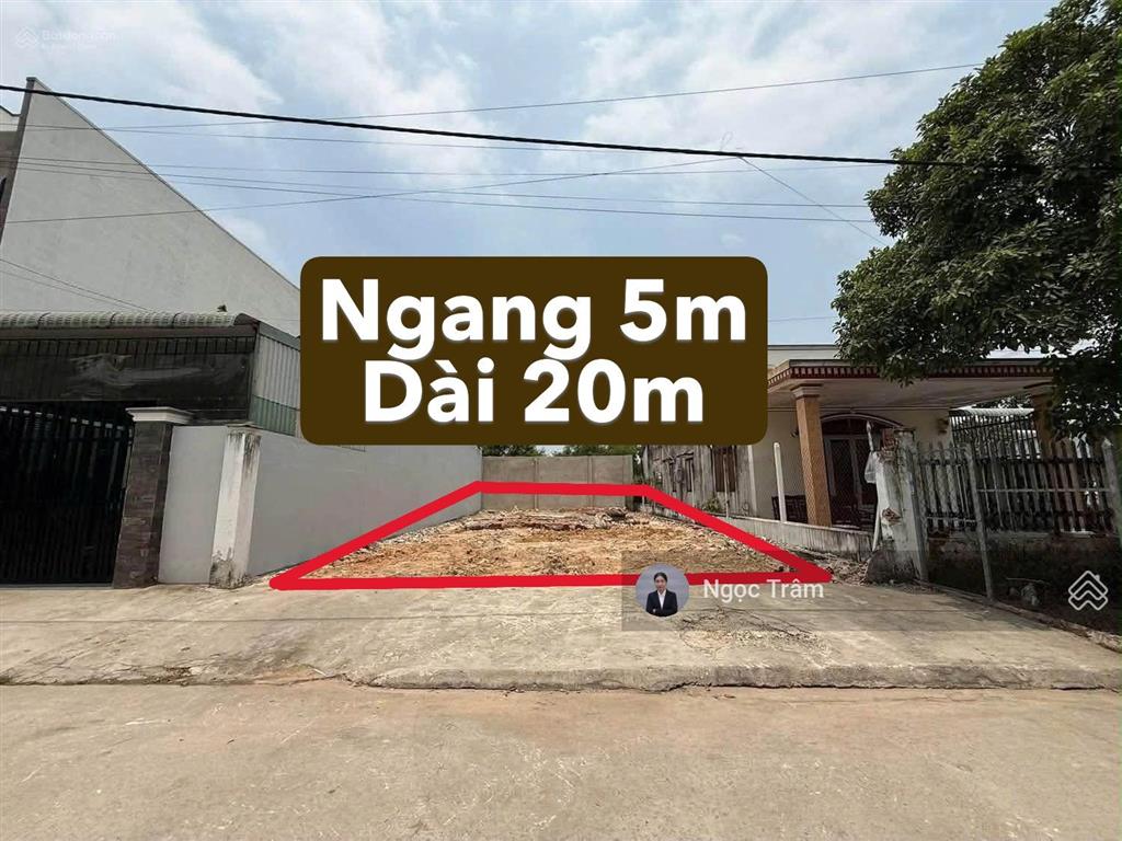 Bán gấp lô đất đẹp đường 100m2 (5x20) 730 triệu đường hồ văn tắng xã tân phú trung huyện củ chi shr