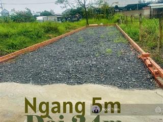 Bán gấp lô đất 121m²(5x24) giá 1tỷ250 gần cầu vượt đường bàu tre xã tân an hội huyện củ chi shr