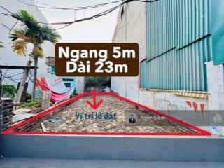 Bán gấp lô đất 115m2(5x23)giá 1tỷ5 ngay đường tỉnh lộ 2 xã tân phú trung huyện củ chi sổ hồng riêng