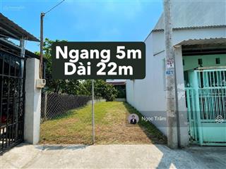 Bán gấp lô đất đường thanh niên 112m²(5x22) giá 2 tỷ full thổ xã tân thới nhì huyện hóc môn shr