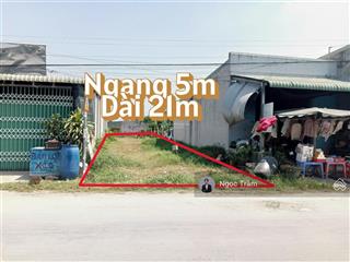 Thanh lý nhanh đất 105m²(5x21) 1tỷ5 đường nguyễn văn khạ xã tân an hội huyện củ chi sổ hồng riêng