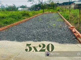 Bán nhanh lô đất 100m2(5x20) đường dương công khi xã xuân thới sơn huyện hóc môn