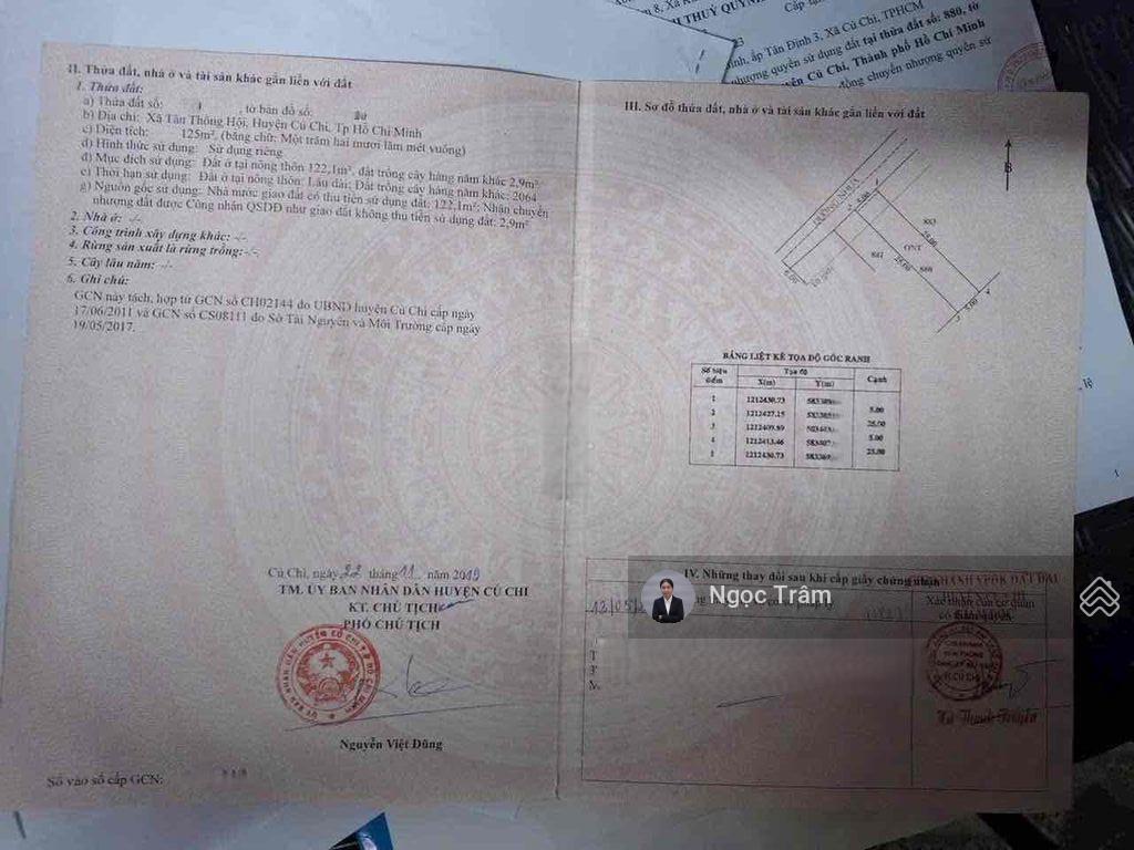 Bán nhà 1tỷ6 full nội thất, đường trần văn chẩm, xã tân thông hội, củ chi, sổ hồng riêng
