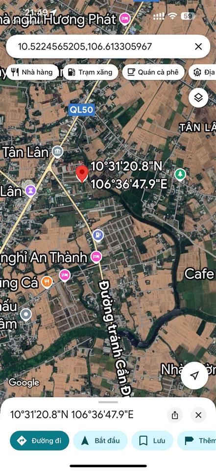 Bán đất nền tại tân lân, 1,4 tỷ, 85m2, mặt tiền 5m, pháp lý đầy đủ