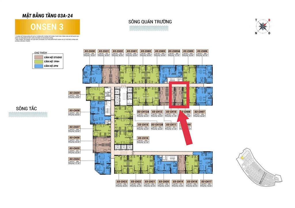 Chỉ 1.872 tỷ sở hữu ngay căn studio diện tích 30.7m2 tại dự án charmora city nha trang
