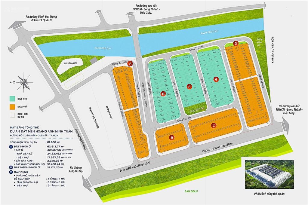 Bán đất nền dự án kdc hoàng anh minh tuấn tại đỗ xuân hợp, 145 triệu / m2, 240 m2, giá ưu đãi