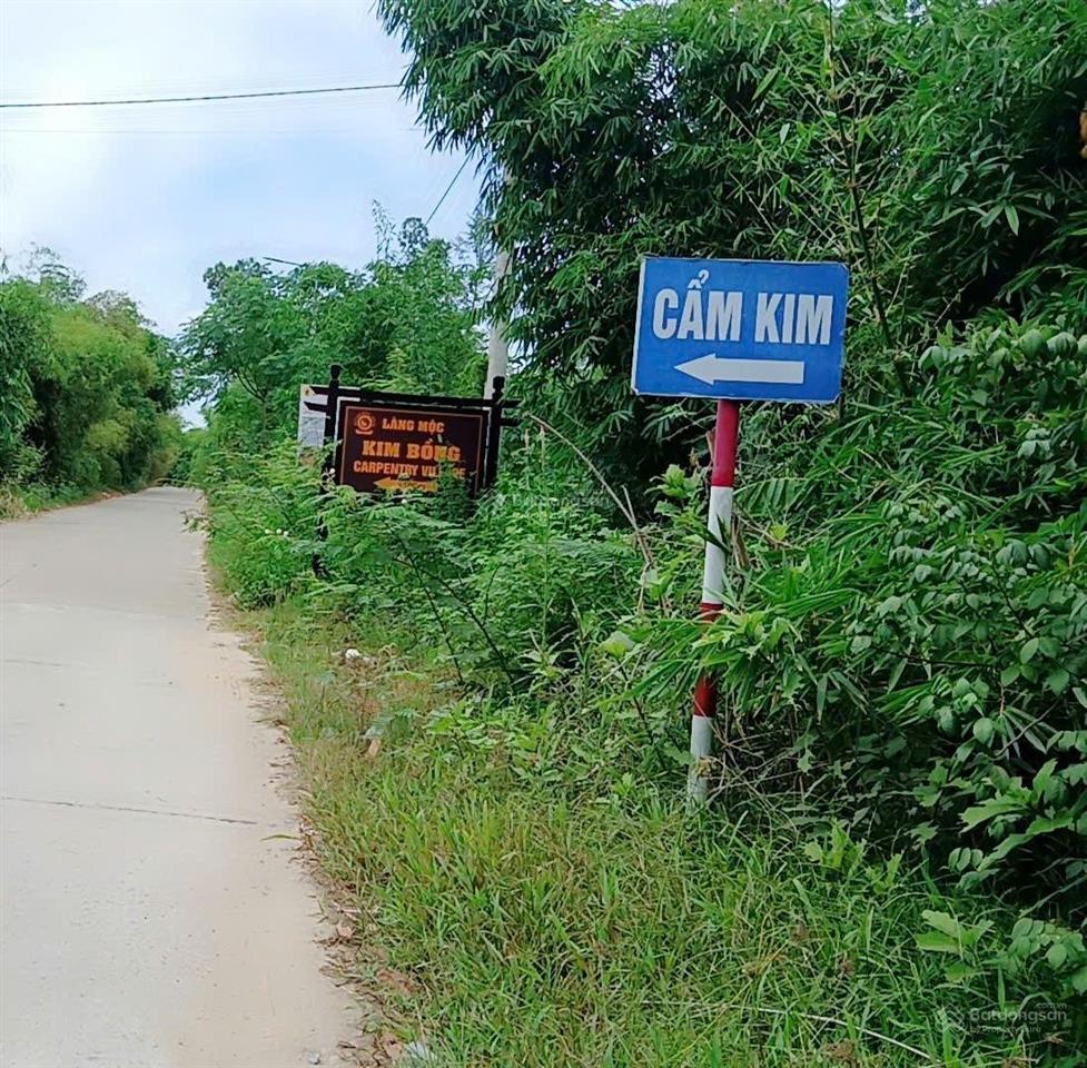 Mình chính chủ cần bán lô góc kiệt ô tô thôn kim bồng, xã cẩm kim, tp. hội an.