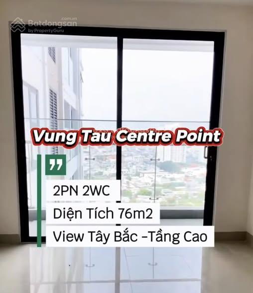 Thanh lý gấp căn hộ 2pn2wc căn hộ tầng cao, view biển vung tau centre point. giá 3.950ty