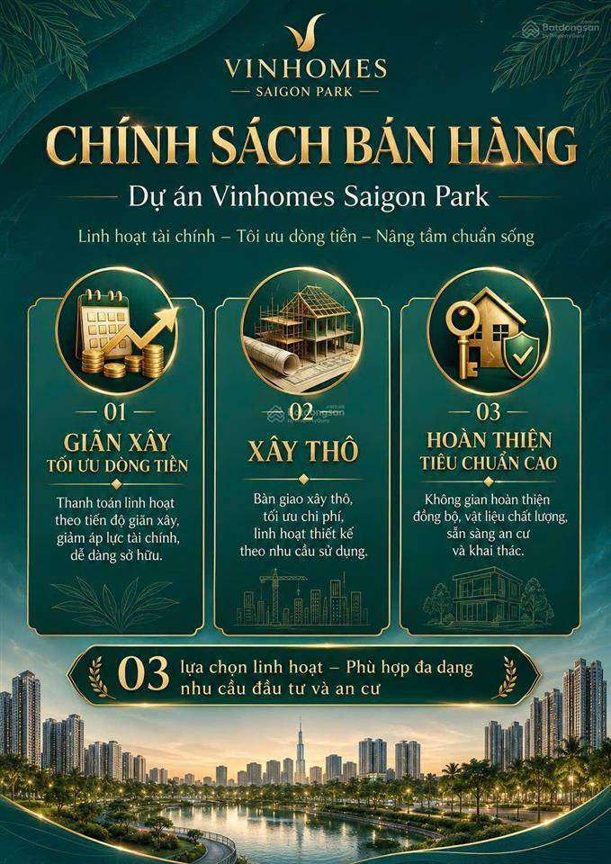 Chính thức nhận booking dự án vinhomes saigon par thiết kế 3pn, 4wc, dt 82 m2