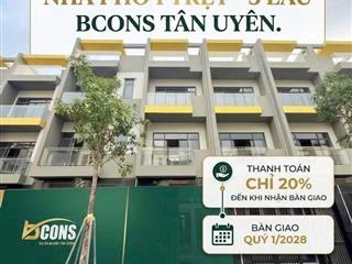Chỉ từ 3,5 tỷ, sở hữu nhà phố mặt tiền, không gian sống tiện nghi giữa khu dân cư phát triển.