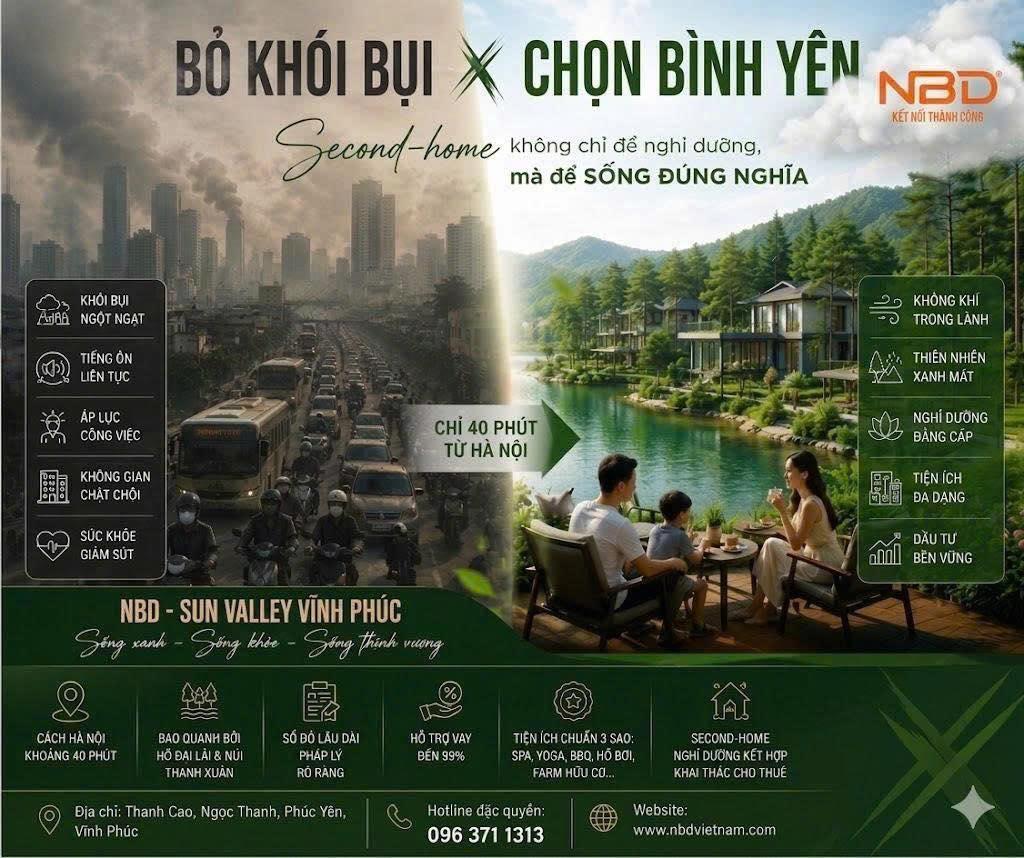 MỞ BÁN PHÂN KHU PHONG LINH – TRONG RESORT SUNVALLEY