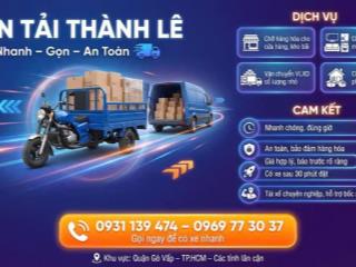 XE BA GÁC.XE TẢI VAN.VẬN TẢI THÀNH LÊ.Bạn cần vận chuyển hàng hóa cồng kềnh, giao nhận