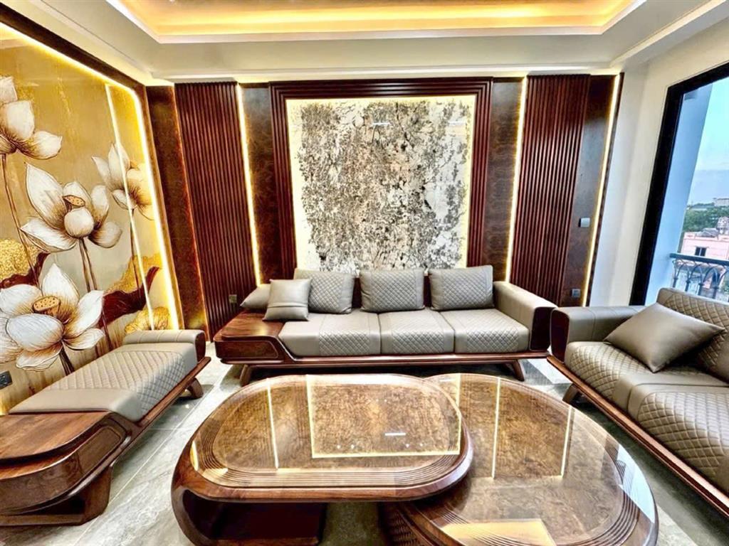 Hơn 15 tỷ-Bán Nhà Thạch Bàn 55m2-Mt 6m-7 Tầng Thang Máy-Ô TÔ TRÁNH-LÔ GÓC-FULL NỘI