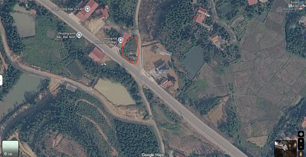 Bán đất ngã tư đường 16m 700m 180m thổ cư (sử dụng 1000m²) gần cụm cn hương sơn ga kép