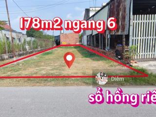Đất ngay trung tâm trảng bàng 178m2 đất odt đ. đt 787  gia lộc giá 800 triệu, dân cư đông, shr