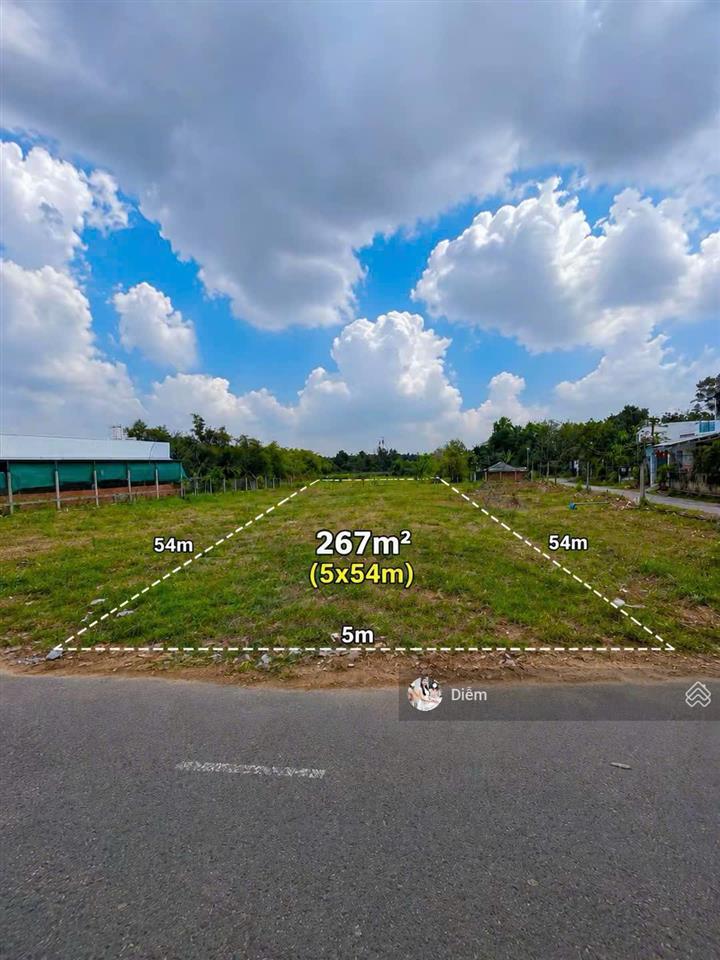 Chính chủ cần bán lô 267m² đất 1 sẹc ql 22 gần trung tâm trảng bàng giá 800tr, sổ riêng